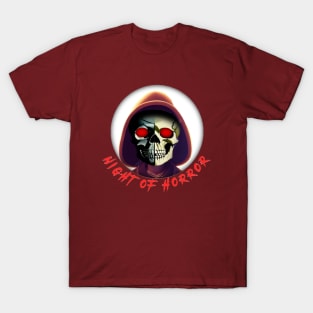 Skull face night of horror T-Shirt